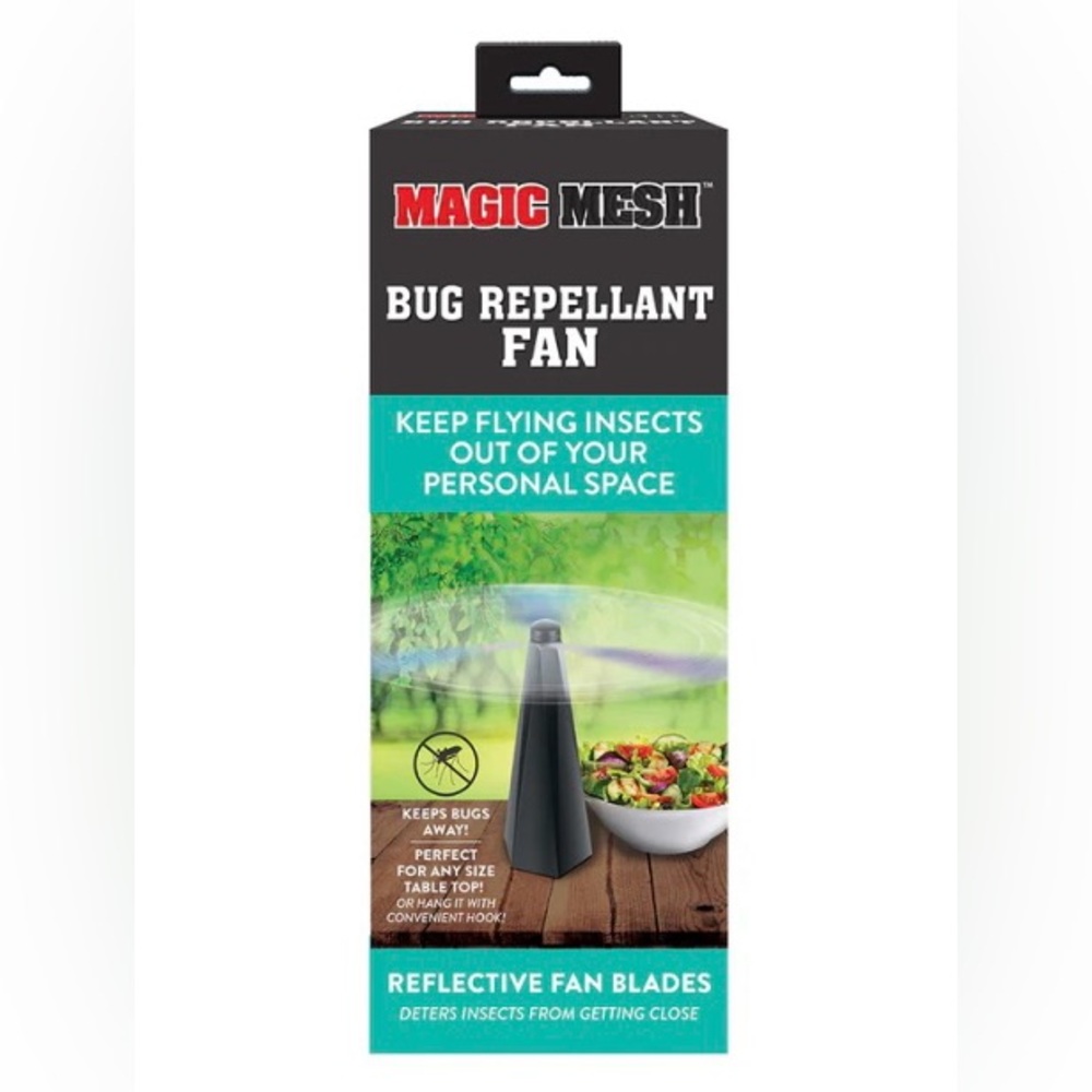Magic Mesh Bug Repellent Fan